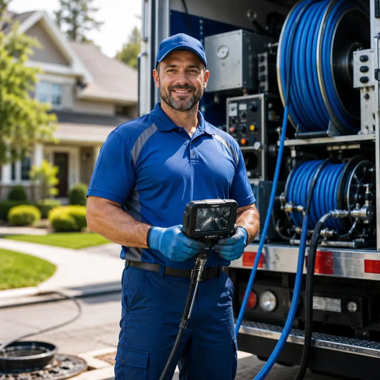 Local outdoor drain cleaning specialists in Fortville, IN